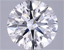 Lab Grown Diamond 2.07 Carats, Round with Excellent Cut, E Color, VS2 Clarity and Certified by GIA