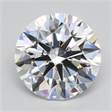 Lab Grown Diamond 3.06 Carats, Round with Ideal Cut, D Color, VVS1 Clarity and Certified by IGI