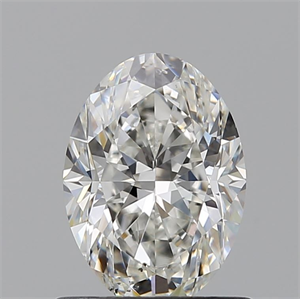Foto Diamante Natural 0.90 quilates, Ovalado , Color G, claridad SI1 y certificado GIA de
