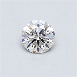 Picture of Natural Diamond 0.41 Carats, Round with Excellent Cut, G Color, VS2 Clarity and Certified by GIA