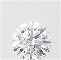 Lab Grown Diamond 1.04 Carats, Round with Ideal Cut, D Color, VS2 Clarity and Certified by IGI