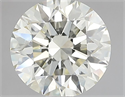 Natural Diamond 2.60 Carats, Round with Excellent Cut, L Color, IF Clarity and Certified by IGI