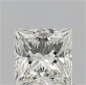 Natural Diamond 0.71 Carats, Princess with  Cut, I Color, VVS1 Clarity and Certified by GIA