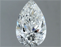 Natural Diamond 1.01 Carats, Pear with  Cut, G Color, VS2 Clarity and Certified by GIA