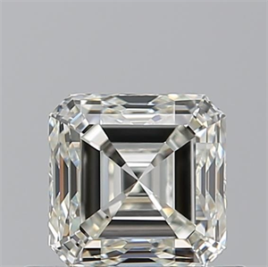 Picture of Natural Diamond 0.70 Carats, Asscher with  Cut, J Color, VVS1 Clarity and Certified by GIA
