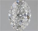 Natural Diamond 1.01 Carats, Oval with  Cut, E Color, VS1 Clarity and Certified by GIA
