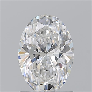 Picture of Natural Diamond 1.23 Carats, Oval with  Cut, G Color, VS2 Clarity and Certified by GIA