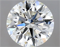 Natural Diamond 0.85 Carats, Round with Excellent Cut, K Color, SI1 Clarity and Certified by GIA
