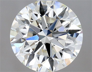 Picture of Natural Diamond 0.85 Carats, Round with Excellent Cut, K Color, SI1 Clarity and Certified by GIA
