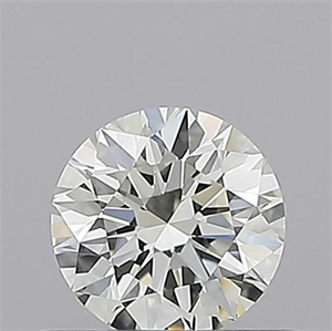 Picture of Natural Diamond 0.43 Carats, Round with Excellent Cut, K Color, VVS1 Clarity and Certified by GIA