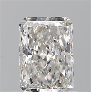 Picture of Natural Diamond 0.90 Carats, Radiant with  Cut, H Color, SI1 Clarity and Certified by GIA