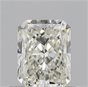 Natural Diamond 0.70 Carats, Radiant with  Cut, J Color, VS1 Clarity and Certified by GIA