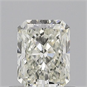 Natural Diamond 0.70 Carats, Radiant with  Cut, J Color, VS1 Clarity and Certified by GIA