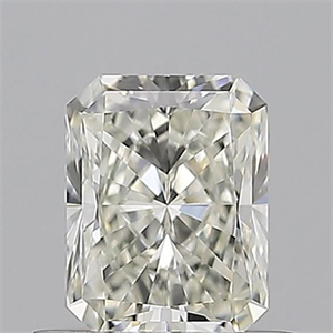 Picture of Natural Diamond 0.70 Carats, Radiant with  Cut, J Color, VS1 Clarity and Certified by GIA