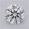 Lab Grown Diamond 1.55 Carats, Round with Ideal Cut, E Color, VS2 Clarity and Certified by IGI