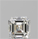 Diamante Natural 1.01 quilates, Asscher , Color K, claridad VS1 y certificado GIA