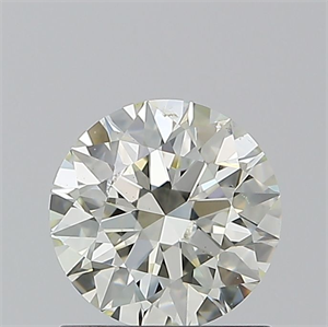 Picture of Natural Diamond 1.01 Carats, Round with Excellent Cut, L Color, SI2 Clarity and Certified by GIA