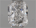 Natural Diamond 0.51 Carats, Radiant with  Cut, E Color, SI2 Clarity and Certified by IGI