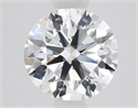 Lab Grown Diamond 1.55 Carats, Round with Ideal Cut, E Color, VVS2 Clarity and Certified by IGI