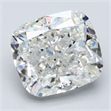 Diamante Natural 3.02 quilates, Del cojín , Color H, claridad SI2 y certificado GIA