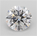Lab Grown Diamond 4.06 Carats, Round with Ideal Cut, D Color, VVS1 Clarity and Certified by IGI