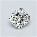 Natural Diamond 0.77 Carats, Cushion with  Cut, I Color, I1 Clarity and Certified by GIA