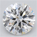 Lab Grown Diamond 5.57 Carats, Round with Ideal Cut, E Color, VS1 Clarity and Certified by IGI