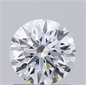 Lab Grown Diamond 0.88 Carats, Round with Ideal Cut, D Color, VS1 Clarity and Certified by IGI