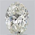 Natural Diamond 1.20 Carats, Oval with  Cut, I Color, VS2 Clarity and Certified by GIA