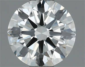 Picture of Natural Diamond 0.50 Carats, Round with Excellent Cut, I Color, VS1 Clarity and Certified by IGI