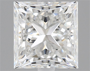 Foto Diamante Natural 0.90 quilates, Princesa , Color G, claridad VS1 y certificado GIA de