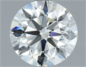Diamante Natural 1.70 quilates, Redondo , Color H, claridad IF y certificado IGI