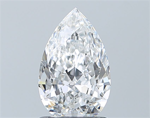 Foto Diamante Natural 1.01 quilates, De pera , Color E, claridad VS2 y certificado GIA de