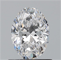 Natural Diamond 0.70 Carats, Oval with  Cut, D Color, VS1 Clarity and Certified by GIA