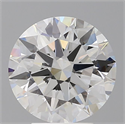 Lab Grown Diamond 4.09 Carats, Round with Ideal Cut, E Color, VVS2 Clarity and Certified by IGI