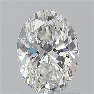 Foto Diamante Natural 1.01 quilates, Ovalado , Color F, claridad VS2 y certificado GIA de