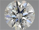 Diamante Natural 0.55 quilates, Redondo , Color K, claridad VVS2 y certificado GIA
