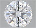 Lab Grown Diamond 3.63 Carats, Round with Excellent Cut, E Color, VS1 Clarity and Certified by GIA