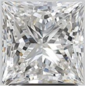 Natural Diamond 2.01 Carats, Princess with  Cut, G Color, SI1 Clarity and Certified by GIA