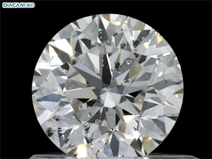 Foto Diamante Natural 0.70 quilates, Redondo , Color G, claridad I1 y certificado GIA de