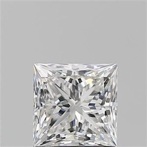Picture of Natural Diamond 1.21 Carats, Princess with  Cut, F Color, VVS2 Clarity and Certified by GIA