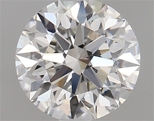 Picture of Natural Diamond 0.75 Carats, Round with Excellent Cut, H Color, VVS1 Clarity and Certified by GIA