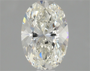 Foto Diamante Natural 1.50 quilates, Ovalado , Color J, claridad SI1 y certificado GIA de