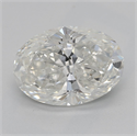 Diamante Natural 2.05 quilates, Ovalado , Color H, claridad SI2 y certificado GIA