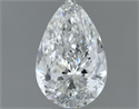 Diamante Natural 0.60 quilates, De pera , Color H, claridad SI2 y certificado GIA