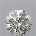 Natural Diamond 0.71 Carats, Round with Excellent Cut, G Color, IF Clarity and Certified by IGI