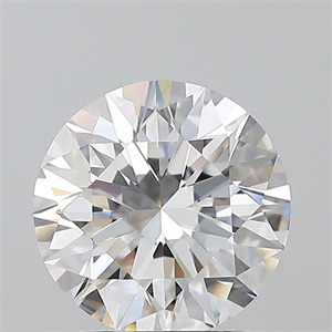Picture of Natural Diamond 1.93 Carats, Round with Excellent Cut, D Color, FL Clarity and Certified by GIA