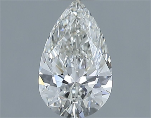 Picture of Natural Diamond 0.60 Carats, Pear with  Cut, I Color, VVS2 Clarity and Certified by GIA