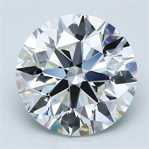 Foto Diamante Natural 2.54 quilates, Redondo , Color H, claridad VS1 y certificado GIA de