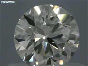 Foto Diamante Natural 0.50 quilates, Redondo , Color N, claridad VS1 y certificado GIA de